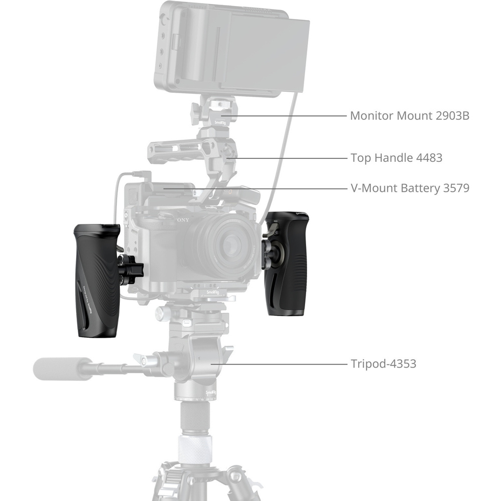 SmallRig 5194 Rotating Side Handle with 1/4"-20 Screws, image 7