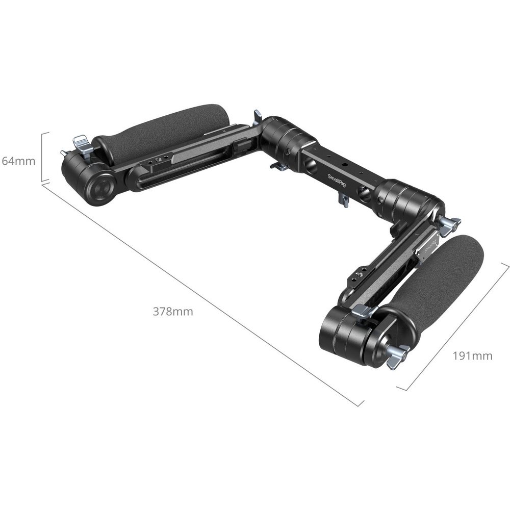 SmallRig 5205 Shoulder Rig Dual-Handle for 15mm LWS Rods, image 3