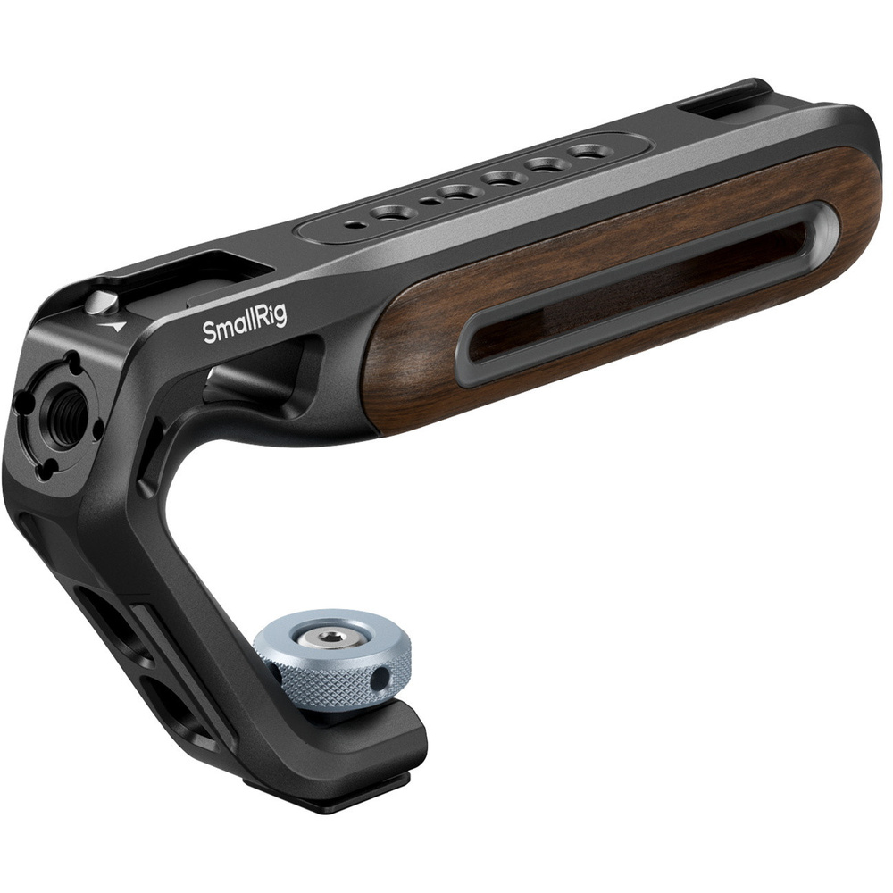 SmallRig 5250 Wooden Top Handle with Cold Shoe Mount, image 3