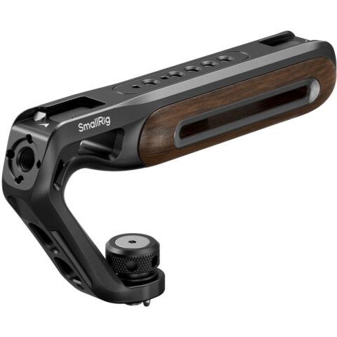 SmallRig 5252 Wooden Top Handle with 1/4''-20 and ARRI 3/8''-16 Locating Screw