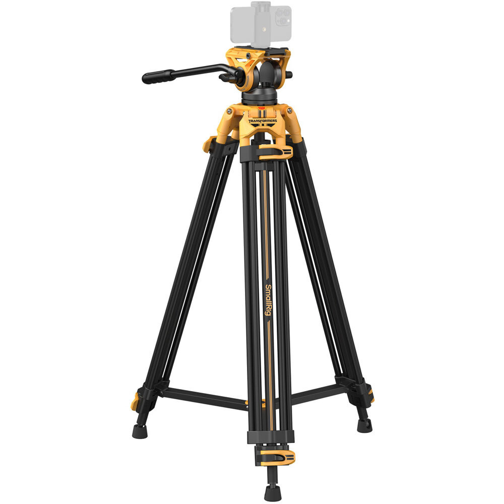 SmallRig 5523 AD-01 Heavy-Duty Tripod with Fluid Head (Bumblebee Edition), image 7