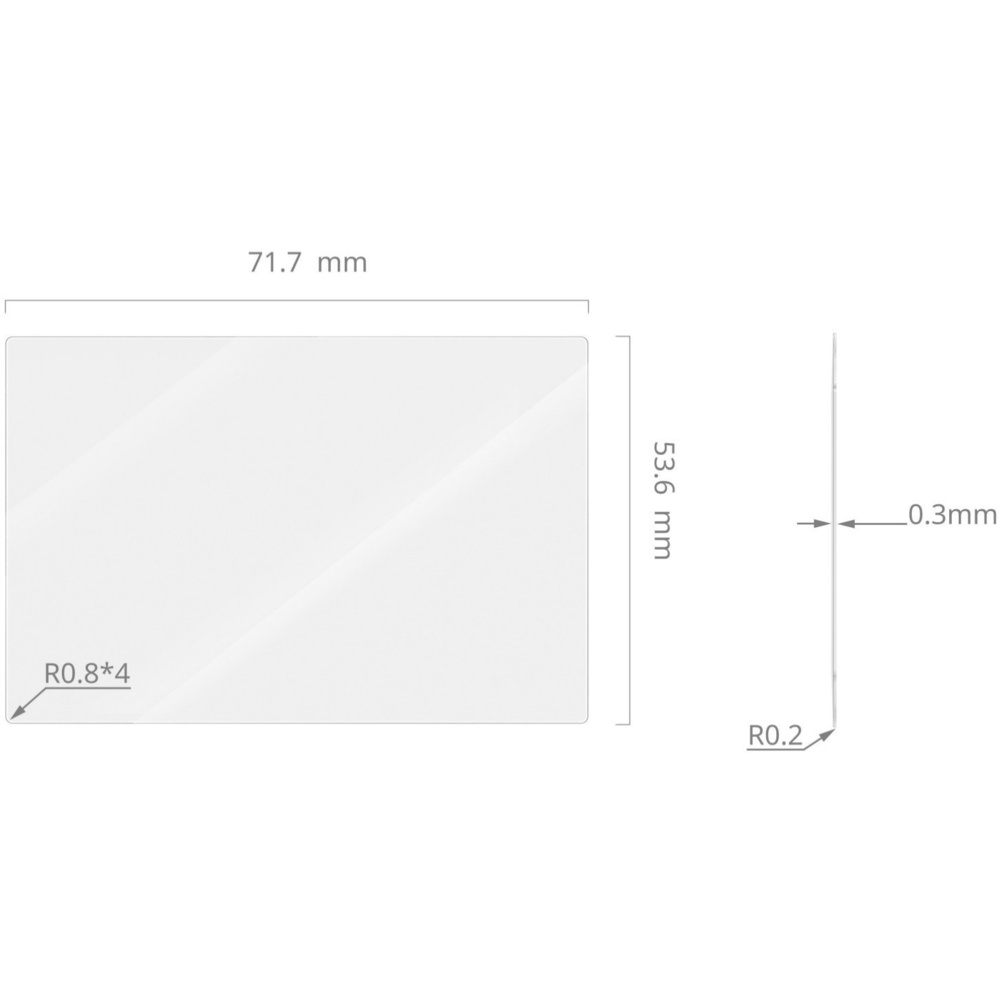 SmallRig 5805 Screen Protector for Canon R6 / R6 II / R7, image 2