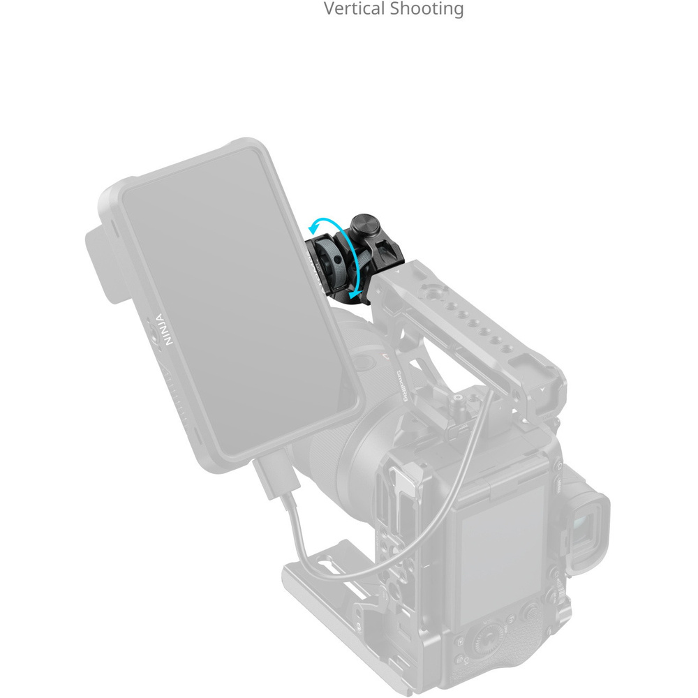 SmallRig 6314 Monitor Support for Horizontal & Vertical Shooting with ARRI 3/8"-16 Locating Screw, image 2