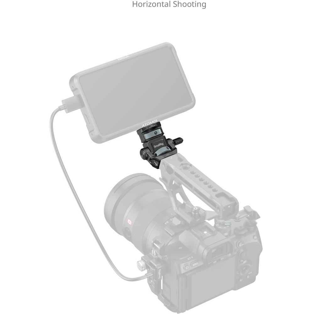 SmallRig 6314 Monitor Support for Horizontal & Vertical Shooting with ARRI 3/8"-16 Locating Screw, image 3