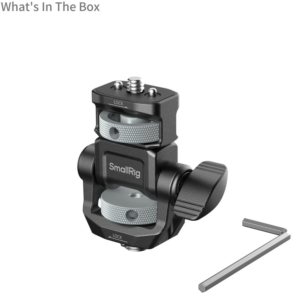 SmallRig 6314 Monitor Support for Horizontal & Vertical Shooting with ARRI 3/8"-16 Locating Screw, image 5