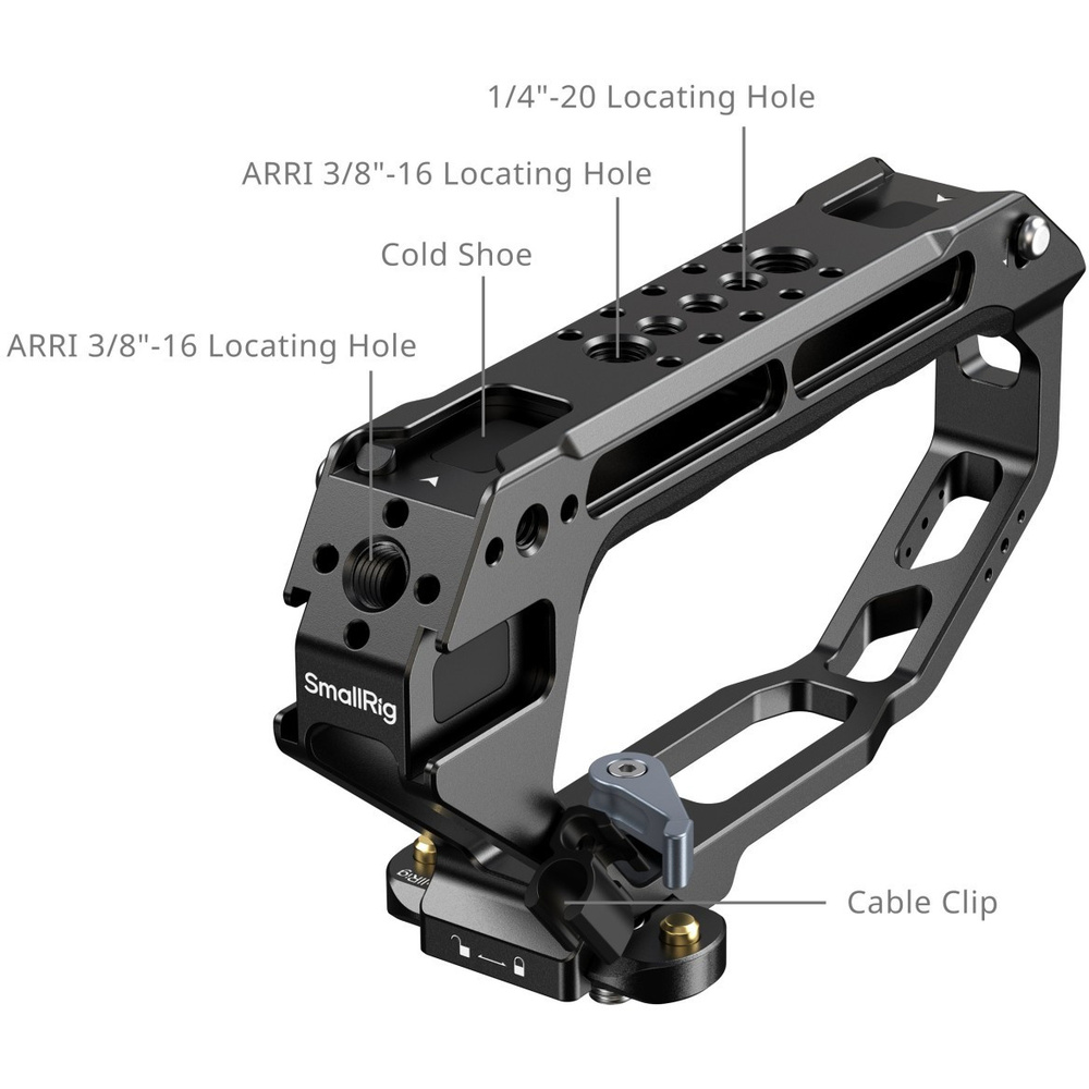 SmallRig 6924 "HawkLock" Advanced Cage Kit with Dual Rod System for Sony FX5, image 2