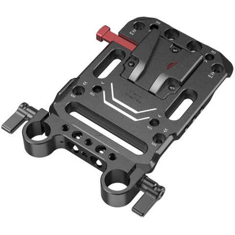 SmallRig V-Lock Battery Plate with 15mm LWS Rod Clamp