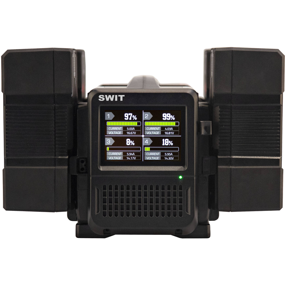 SWIT PC-P461S 4-Bay Simultaneous Fast Charger (V-Mount), image 4