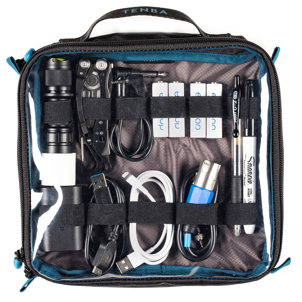 Tenba Tools-Series Duo 8 Cable Pouch (Grey), image 5
