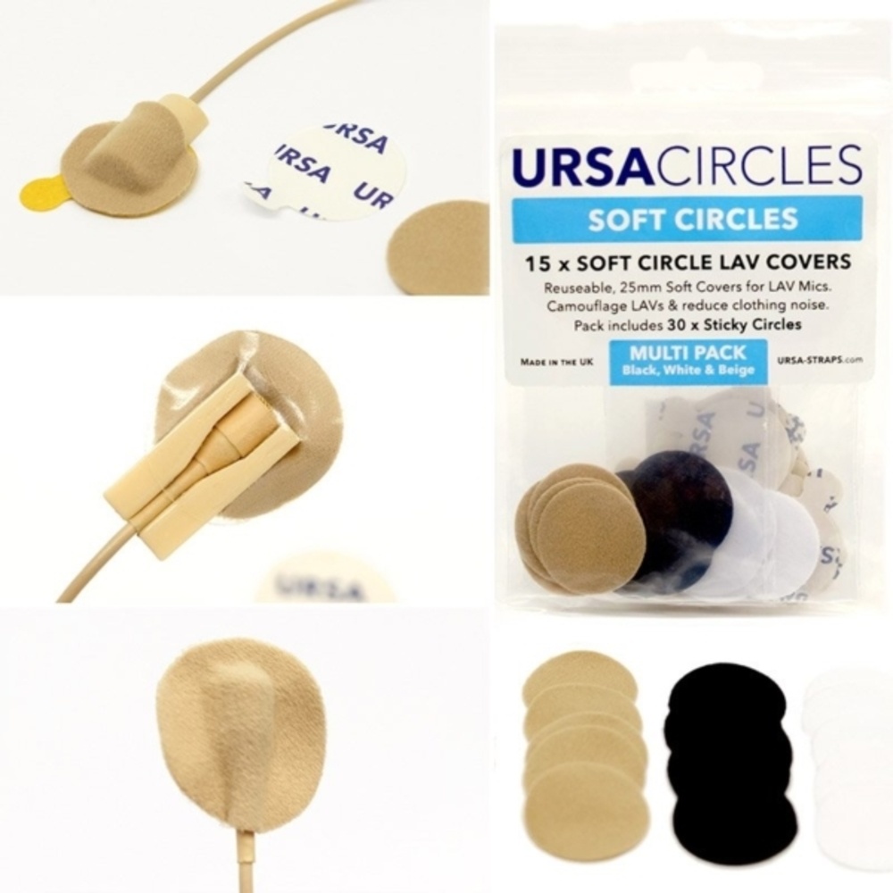 Ursa Soft Circles Lav Covers (15x Beige, with 30x Stickies), image 2
