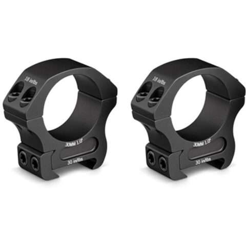 Vortex Pro Series Riflescope Ring Pair (30mm, Aluminium, Medium, Matte Black)