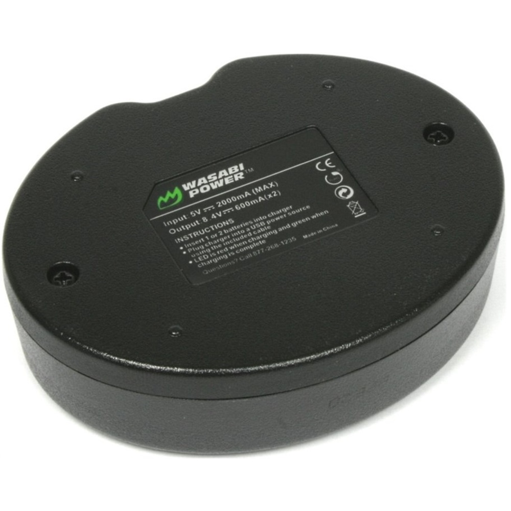 Wasabi Power Dual USB Charger for Fujifilm NP-W126, NP-W126S, BC-W126, image 2