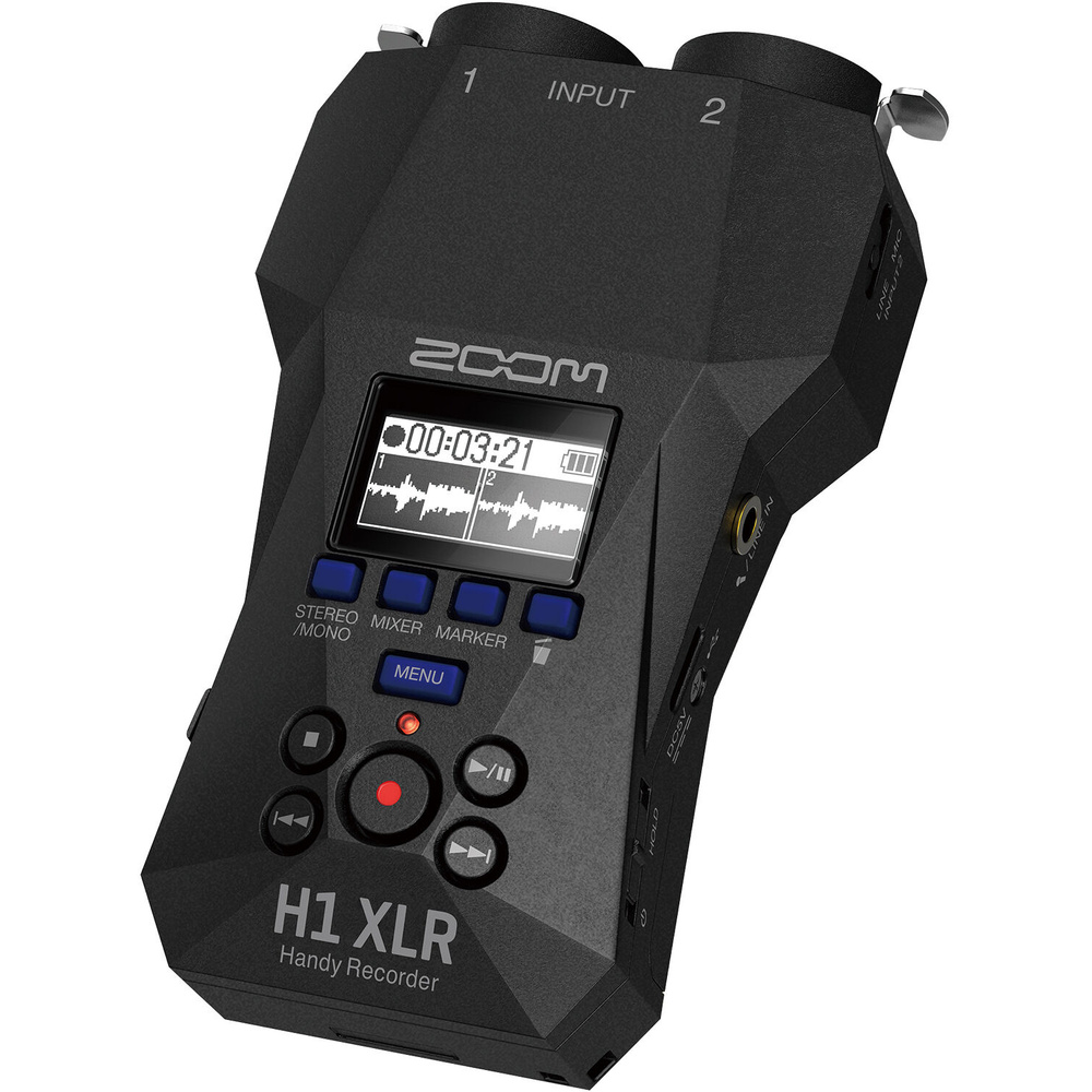 Zoom H1 XLR Portable Audio Recorder for Video, image 4