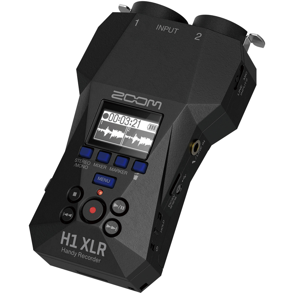 Zoom H1 XLR Portable Audio Recorder for Video, image 6