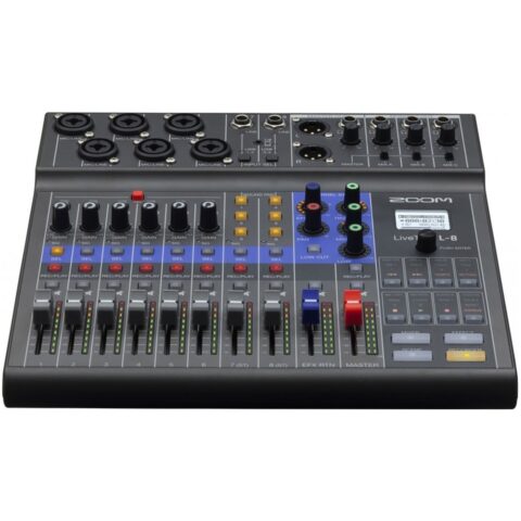 Zoom LiveTrak L-8 Portable 8-Channel Digital Mixer